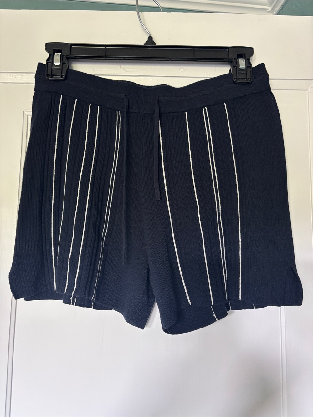 Theory Knit Stripped Shorts